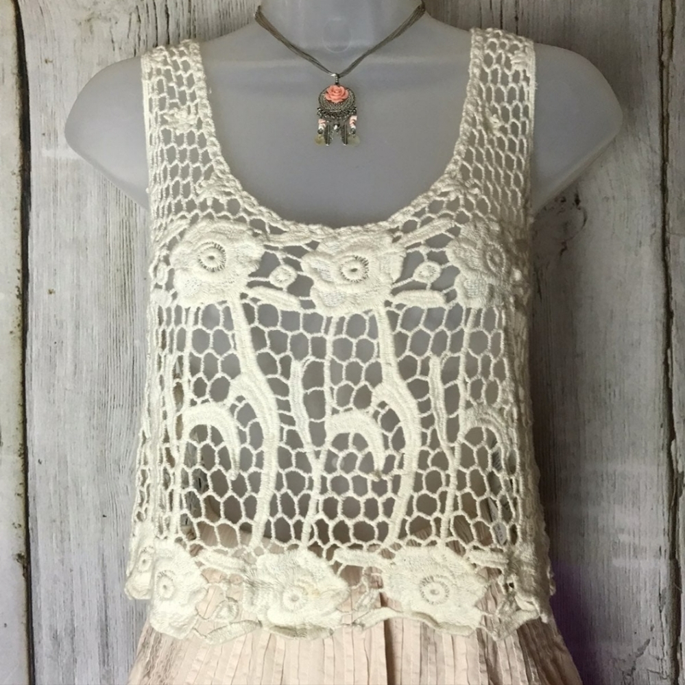 Hollister Macrame Tank